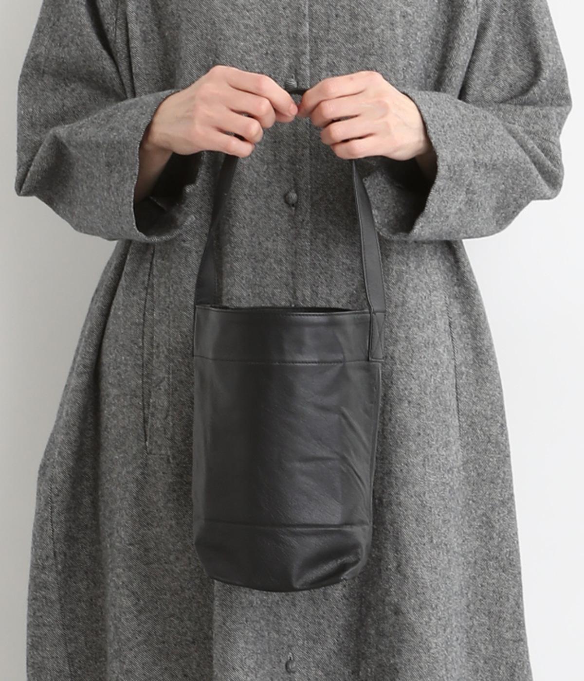 ゴートレザーワンハンドル(ブラック-F)