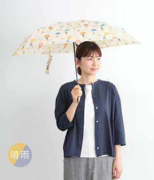 RE:PET LITTLE/パターン ミニ　晴雨兼用(ホワイト-ONESIZE)