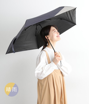 All Weather Wind.R/バイカラー ミニ　晴雨兼用(ネイビー-ONESIZE)