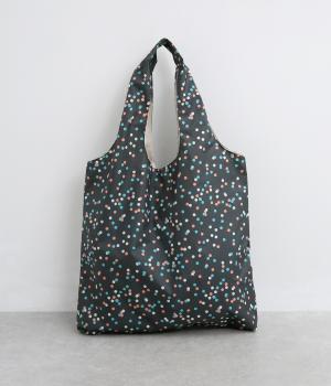 リペット　トートバッグ　パターン(ブラック-F)