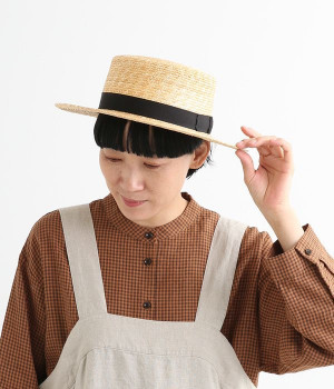 Marin/f(マラン・フェム)カンカン帽(ナチュラル-ONESIZE)