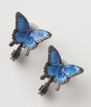 オオルリアゲハイヤリング(カラー1-ONESIZE)