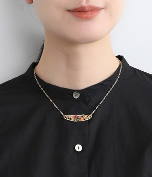 ボタニカル　ネックレス(カラー1-ONESIZE)