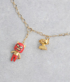 ネコレスラー　ネックレス(カラー1-ONESIZE)