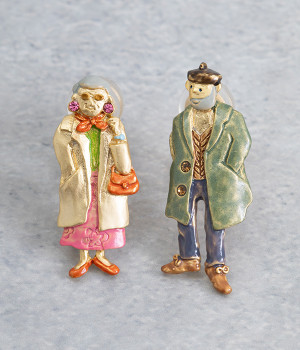 ムッシュ＆マダム　イヤリング(カラー1-ONESIZE)