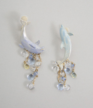 イルカイヤリング(カラー1-ONESIZE)