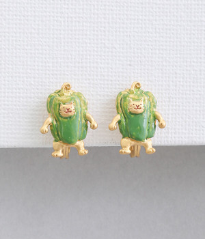 ピーマンボディ　イヤリング(カラー1-ONESIZE)