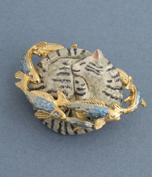 土星上の夢　ブローチ