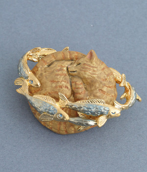 土星上の夢　ブローチ(ボス-ONESIZE)