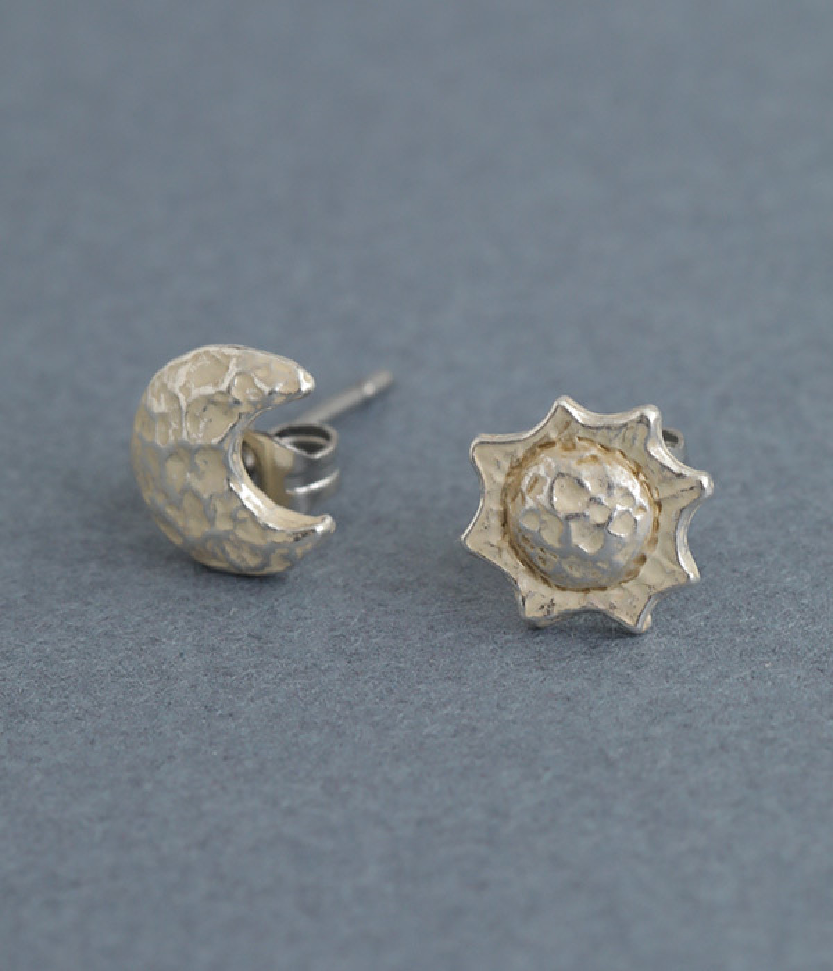 ソル・イ・ルナ　ピアス(シルバー-ONESIZE)