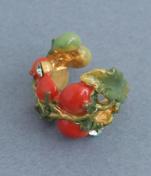 ミニトマト　イヤーカフ(カラー1-ONESIZE)