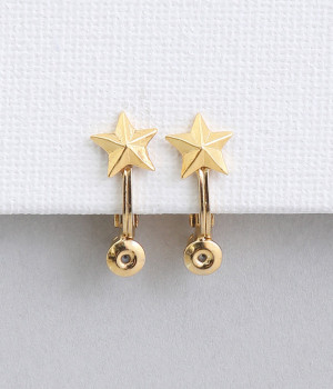 イヤリングコンバーター　星(ゴールド-ONESIZE)