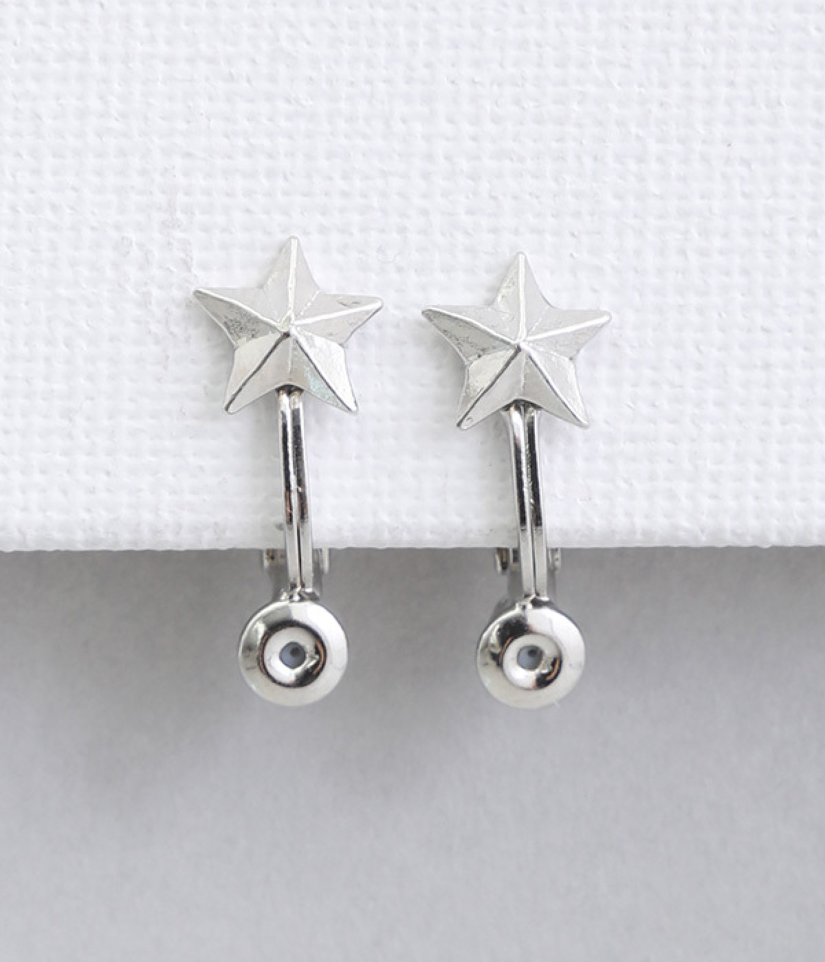 イヤリングコンバーター　星(シルバー-ONESIZE)