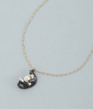 ネコのララバイ　ネックレス(トム-ONESIZE)