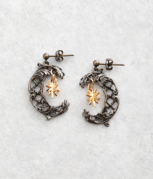 アカンサスムーン ピアス(カラー1-ONESIZE)