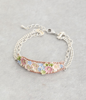 フラワーバスケット ブレスレット(カラー1-ONESIZE)