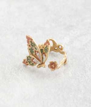 花蝶文様 リング(カラー1-ONESIZE)