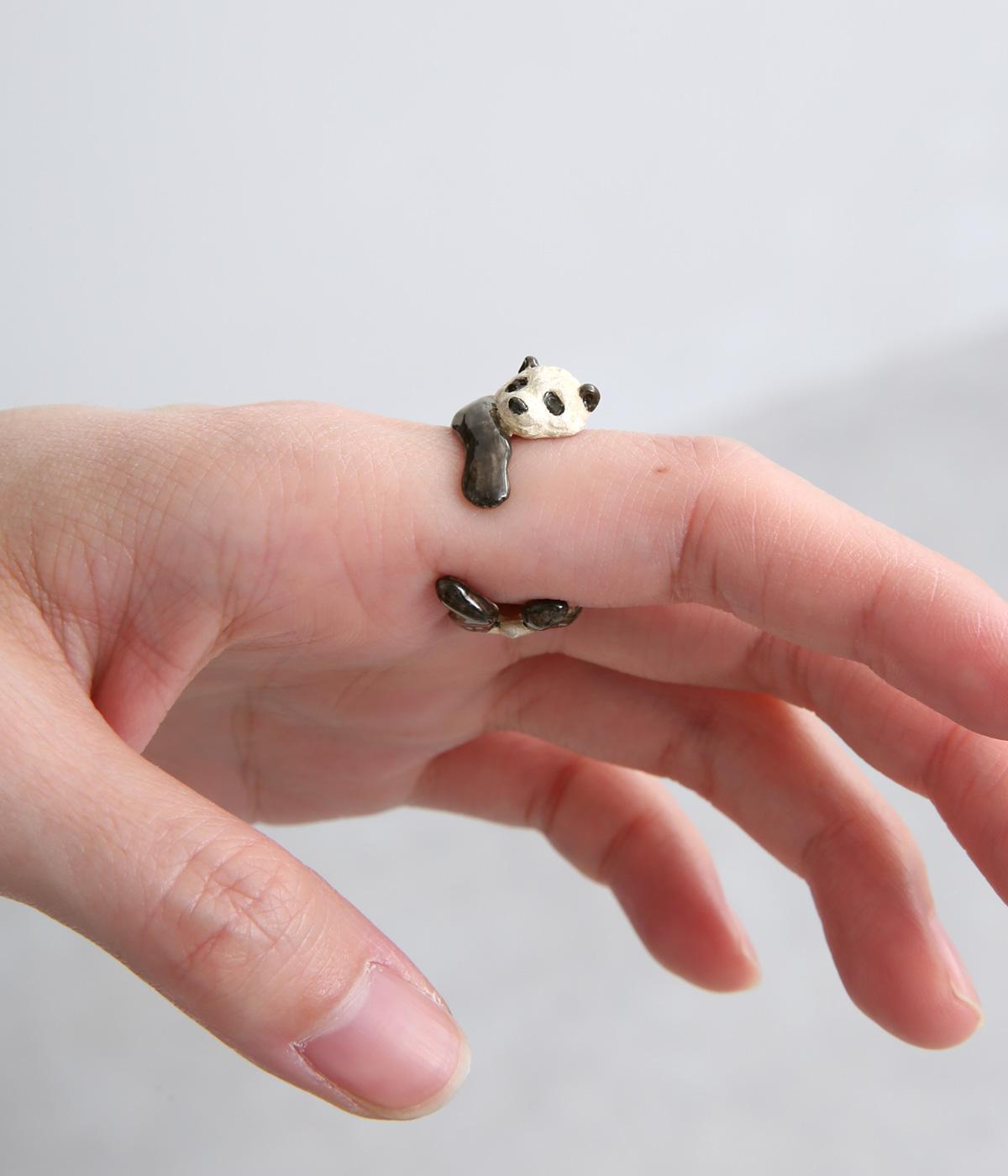 抱きつきパンダリング(カラー1-F)