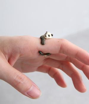 抱きつきパンダリング(カラー1-F)