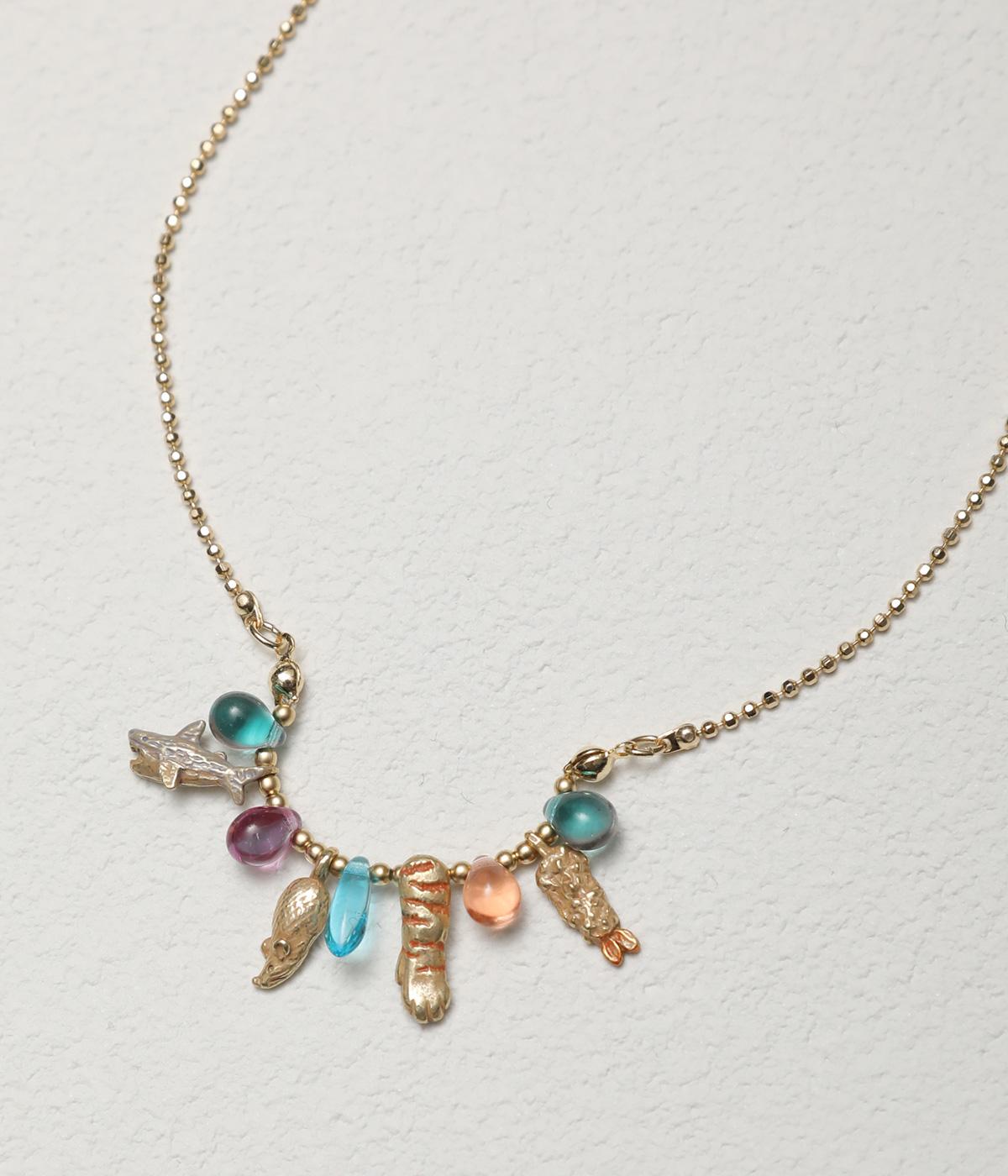 ねこのおもちゃネックレス(カラー1-F)