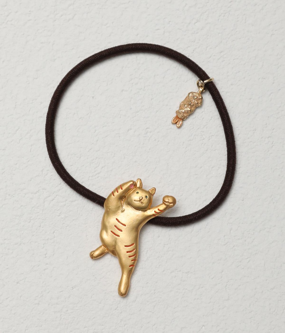 ヘソ天ヘアゴム(カラー1-F)