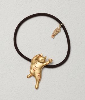 ヘソ天ヘアゴム(カラー1-F)