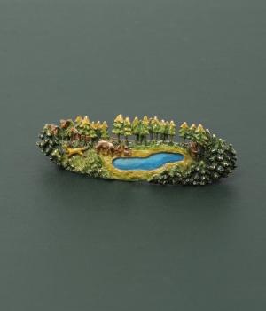 森の昼下がりバレッタ