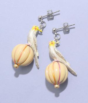 オカメのさえずりピアス(カラー1-F)