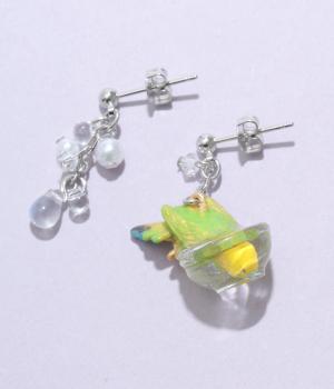 水浴びセキセイピアス(グリーン-F)