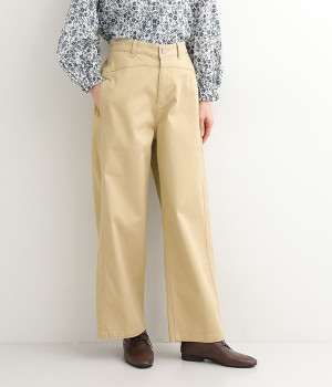 ワークワイドチノストレッチ(ベージュカーキ-L)