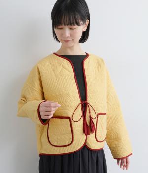 薄中綿キルト　ジャケット