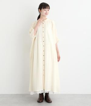 シルクタッチボイルワイド2wayワンピース(エクリュ-F)