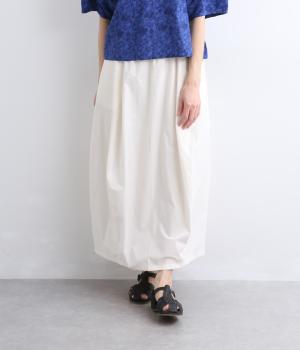 コットンタイプライターバレルスカート(アイボリー-F)