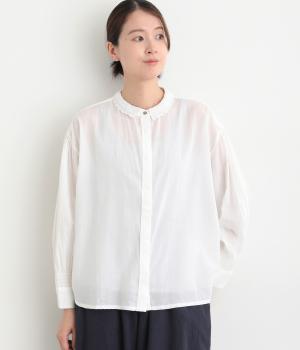 Light Voile×マニーレースレース襟ブラウス