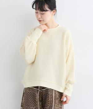 ループニットソー　ゆったりプルオーバー（アイボリー・F）