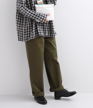 アンティークミリタリーオールドチノパンツ(オリーブ-0)