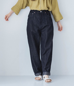 フレンドシップリネン アンクルボーイズデニム(rinse-1)