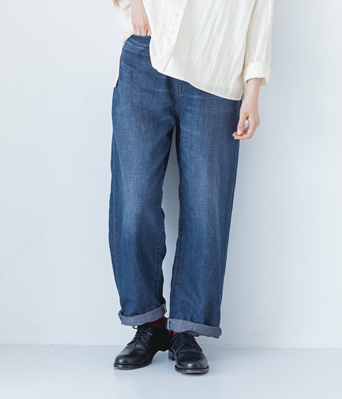 フレンドシップリネン アンクルボーイズデニム(1year-1)