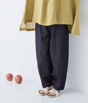 りんごデニムバレルパンツ(rinse-0)