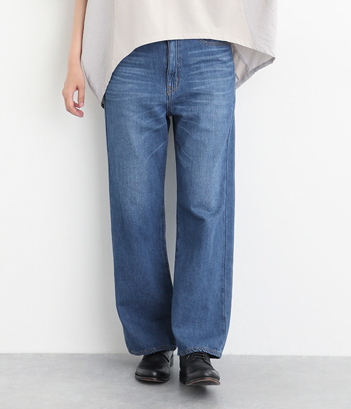 【新色】コットンリネンデニムサギングバギーパンツ(1years-1)