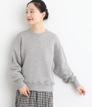 もちもち裏毛 杢調プルオーバー(アッシュグレー-1)