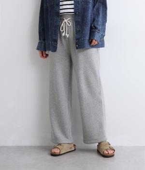 ふわとろ裏毛ワイドスウェットパンツ(gray-2)