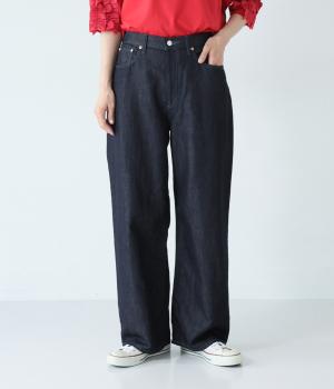 【5月上旬発売予定】りんごデニムワイドボーイズ(rinse-0)