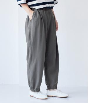 サイズの選べるジョガーパンツ(チャコール-1)