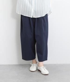 コットンクロップドパンツ(ネイビー-ONESIZE)