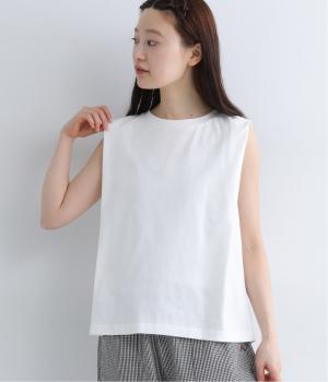 コットンノースリーブカットソー(ホワイト-ONESIZE)