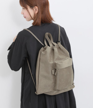 マイクロファイバースエード　ナップザック(オーク-ONESIZE)