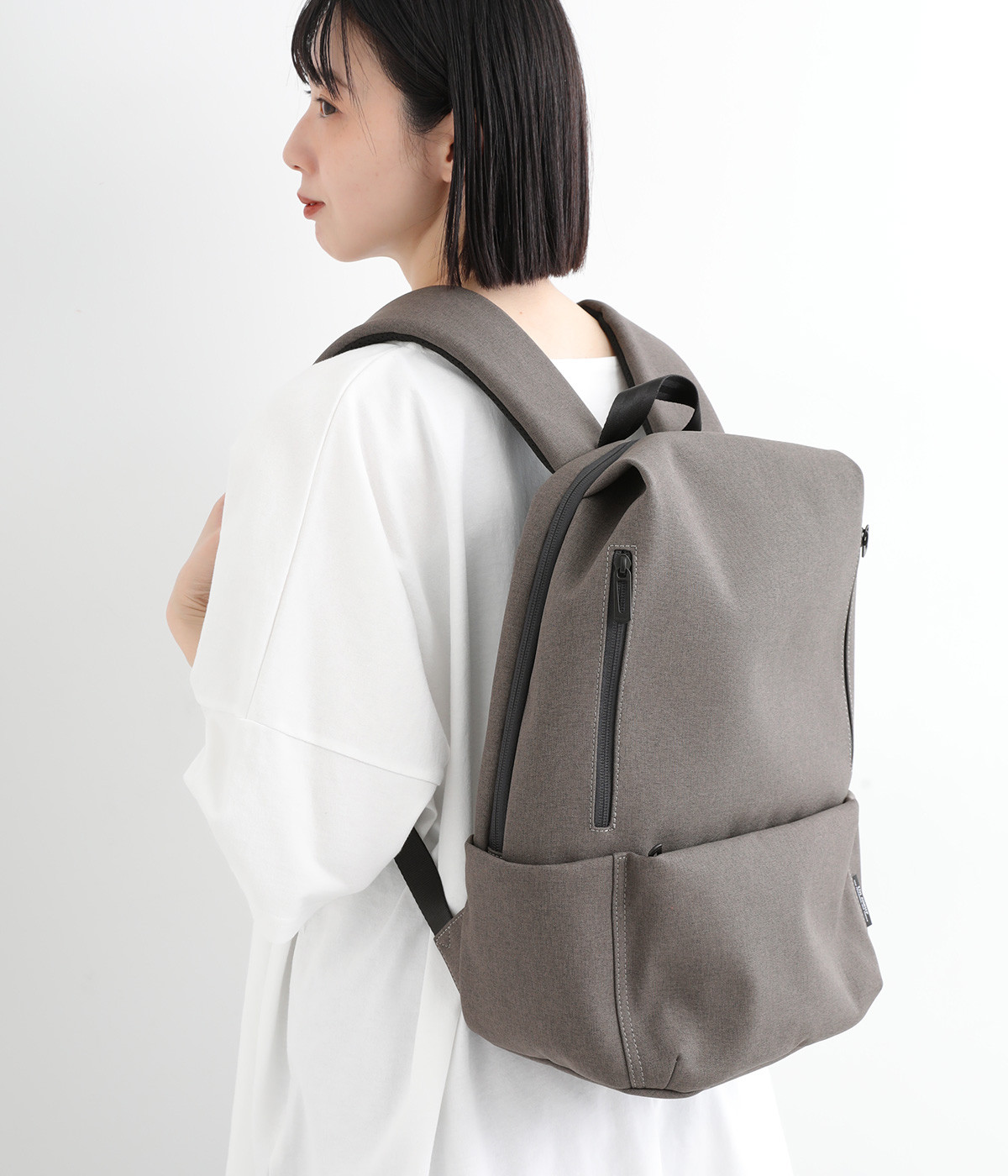 TORO(II) サイドポケットリュックサック(グレー-ONESIZE)