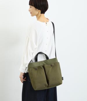 PILOT TOTE BAG M(カーキ-F)