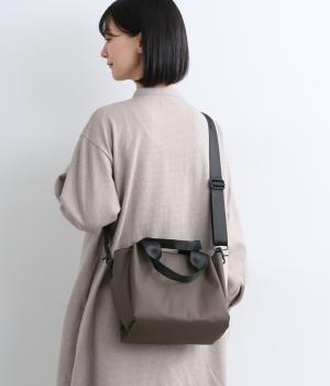 2way SQUARE TOTE M(ブラウン-F)
